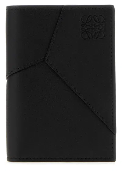 Loewe Puzzle Edge Bifold Cardholder In Black