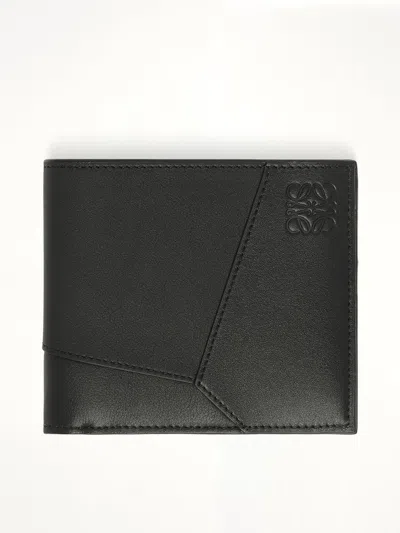 Loewe Puzzle Edge Bifold Wallet In Black
