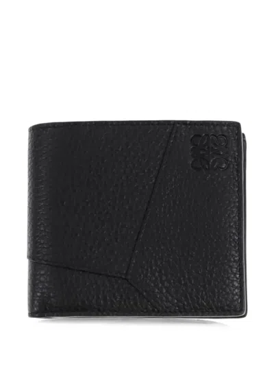 Loewe Puzzle Edge Bifold Wallet In Black