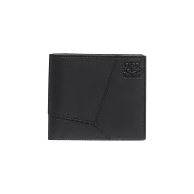 Pre-owned Loewe Puzzle Edge Bifold Wallet 'black' | Men's Size Onesize