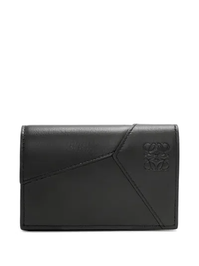 Loewe Puzzle Edge Business Cardholder In Black