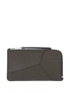Loewe Puzzle Edge Long Card And Coin Holder In Classic Calf Leather In Black