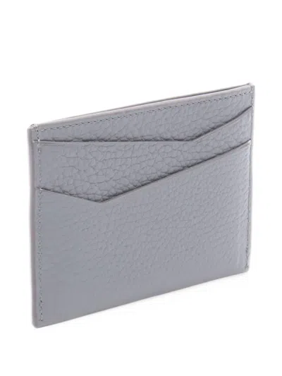 Pre-owned Loewe Puzzle Edge Card Holder In Grey