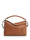 Loewe Puzzle Bag With Geometric Top Handle And Adjustable Strap