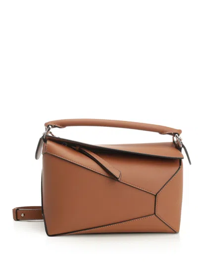 Loewe Puzzle Edge Handbags Brown