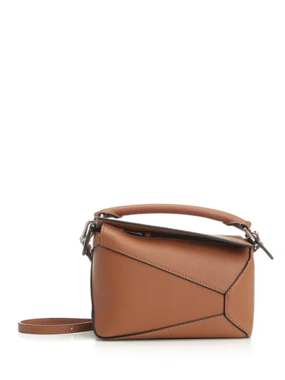 Loewe Puzzle Edge Handbags Brown