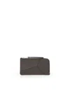 Loewe Puzzle Edge Long Card And Coin Holder In Classic Calf Leather In Gray