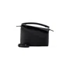 Shop Loewe Puzzle Edge Leather Mini Bag Women In Black