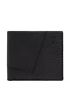 Loewe Puzzle Edge Leather Wallet In Black