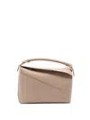 Loewe `puzzle Edge` Medium Bag In Sand