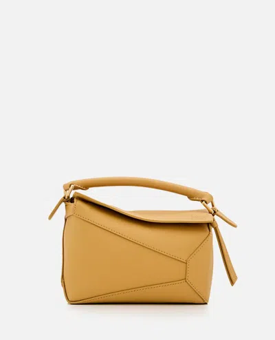 Loewe Puzzle Edge Mini Bag In Beige