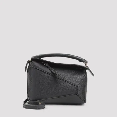 Loewe Puzzle Edge Mini Bag In Black