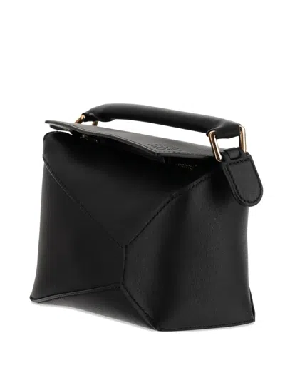 Loewe Puzzle Edge Mini Bag In Black