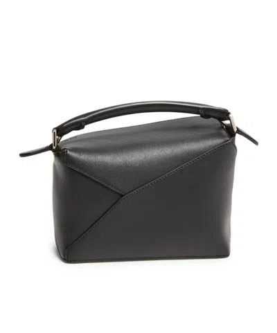 Loewe Puzzle Edge Mini Bag In Black