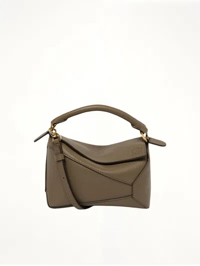 Loewe Puzzle Edge Mini Bag In Brown