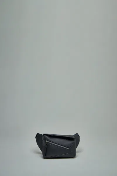 Loewe Puzzle Edge Mini Bumbag In Black