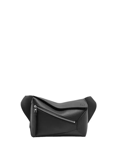 Loewe Puzzle Edge Mini Bumbag In Black
