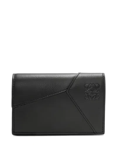 Loewe Puzzle Edge Mini Business Cardholder In Black