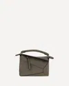 Loewe Women Puzzle Edge Mini Handbag In Gray