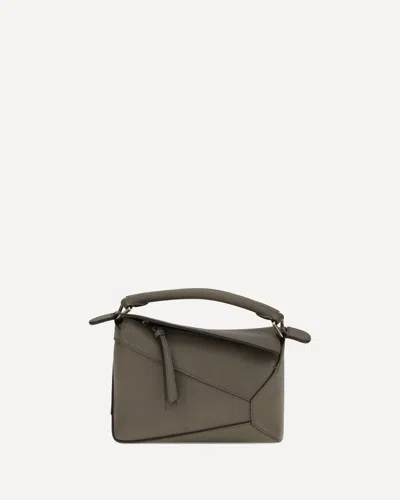 Loewe Puzzle Edge Mini Handbag In Gray