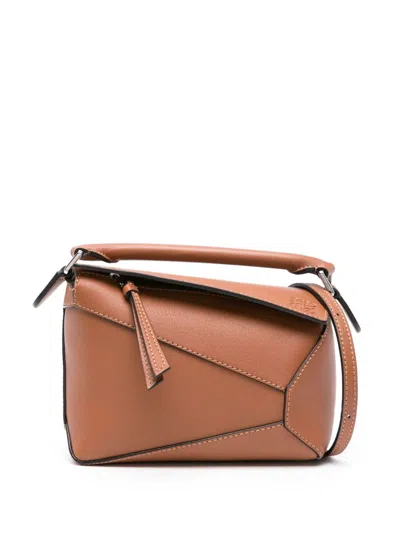 LOEWE LOEWE PUZZLE EDGE MINI LEATHER HANDBAG