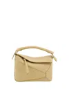 Loewe Puzzle Edge Mini Leather Shoulder Bag In Sahara