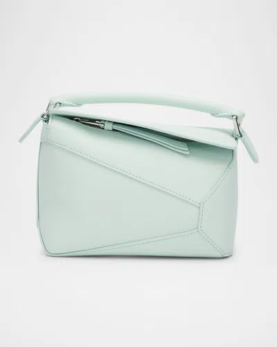Loewe Puzzle Edge Mini Top-handle Bag In Calfskin Leather