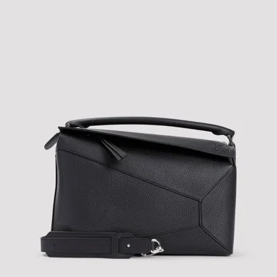 Loewe Puzzle Edge New Large Shoulder Handbag - 33cm X 21.5cm X 15cm In Black