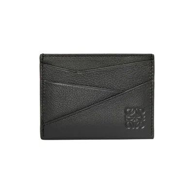 Pre-owned Loewe Puzzle Edge Plain Cardholder 'black' | Men's Size Onesize
