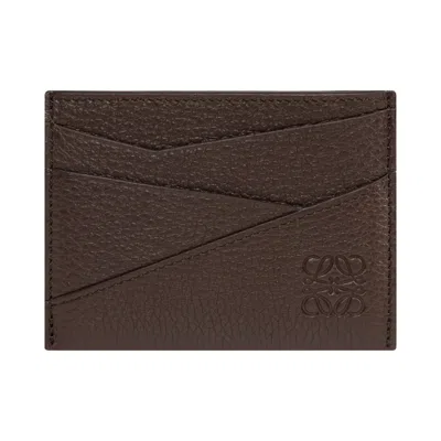 Pre-owned Loewe Puzzle Edge Plain Cardholder 'chocolate' | Brown | Men's Size Onesize