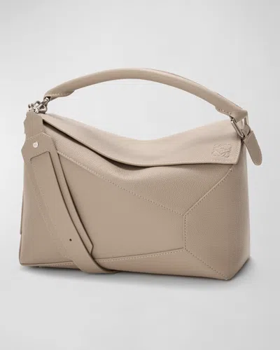 Loewe Puzzle Edge Shoulder Bag In Leather