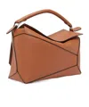 Loewe Puzzle Edge Shoulder Bag In Tan
