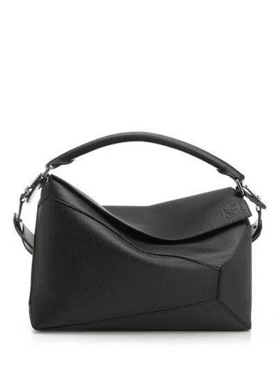 Loewe Puzzle Edge Shoulder Bags Brown