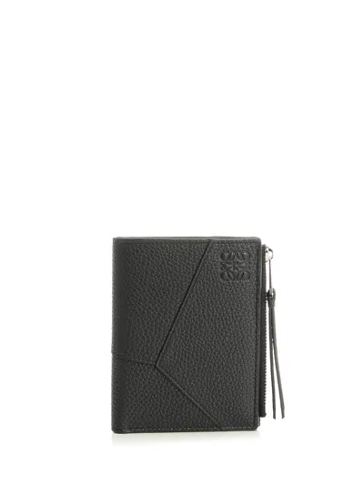 Loewe Puzzle Edge Slim Compact W Wallets Black