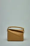 Loewe Small Puzzle Clutch Bag In Beige