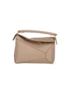 Loewe "puzzle Edge" Small Bag In Taupe