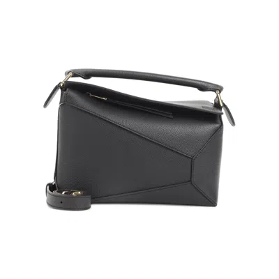 Loewe Puzzle Edge Small Bag Women In Black