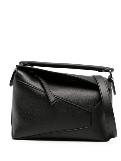 LOEWE LOEWE PUZZLE EDGE SMALL LEATHER HANDBAG