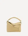 Loewe Women Puzzle Edge Small Leather Handbag