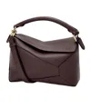 Loewe Puzzle Edge Small Top-handle Bag In Grain Leather In Brown