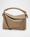 Loewe Puzzle Edge Small Top-handle Bag In Grain Leather