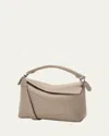 Loewe Puzzle Edge Small Top-handle Bag In Grain Leather In Brown