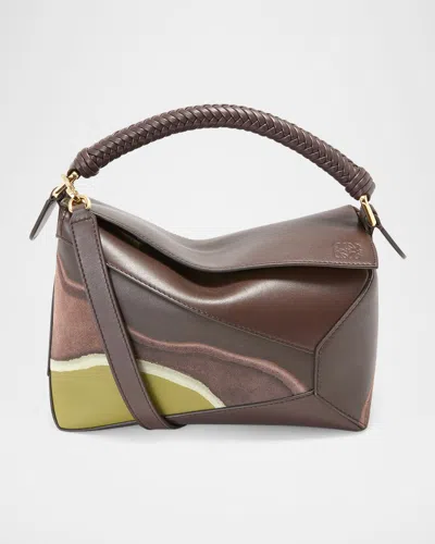 Loewe Puzzle Edge Small Top-handle Bag In Nappa Leather