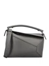Loewe Puzzle Edge Tote Bag In Gray