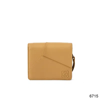 Loewe Puzzle Edge Wallet In Brown