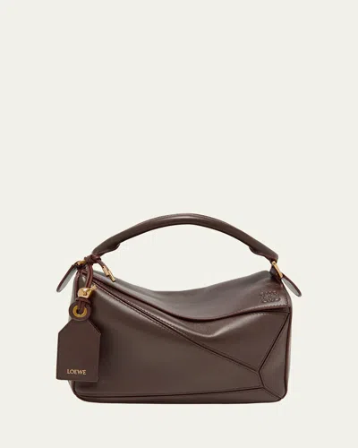 Loewe Puzzle Elevated Small Top-handle Bag In Leather