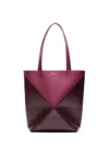 Loewe Mini Leather Puzzle Fold Tote Bag