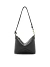 Loewe Puzzle Fold Clutch Bag In Shiny Calfskin In Black