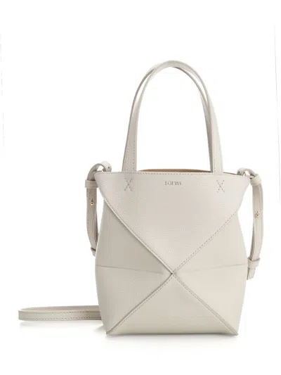 Loewe Puzzle Fold Handbags Brown