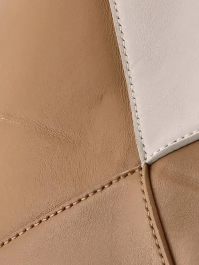 Pre-owned Loewe Puzzle Fold Leather Medium Tote Bag In Neutrals